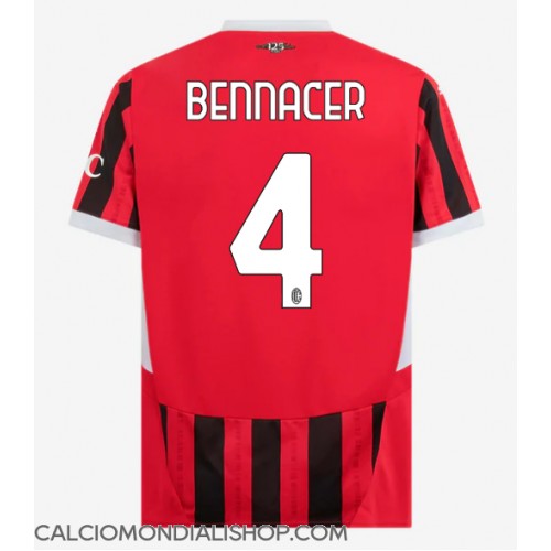 Maglie da calcio AC Milan Ismael Bennacer #4 Prima Maglia 2024-25 Manica Corta